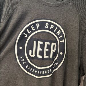 Jeep Spirit Gray Long Sleeve Thermal Shirt